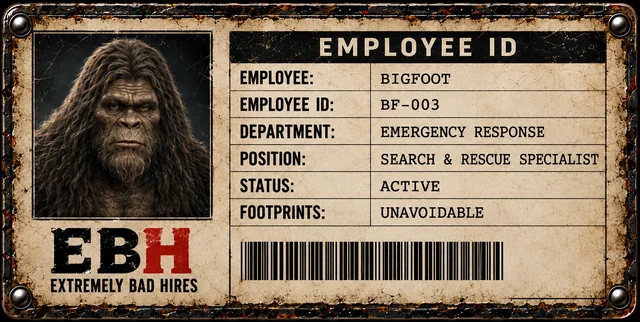 Bigfoot — canonical Employee ID BF-003