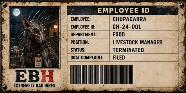 Chupacabra — canonical archive ID CH-24-001
