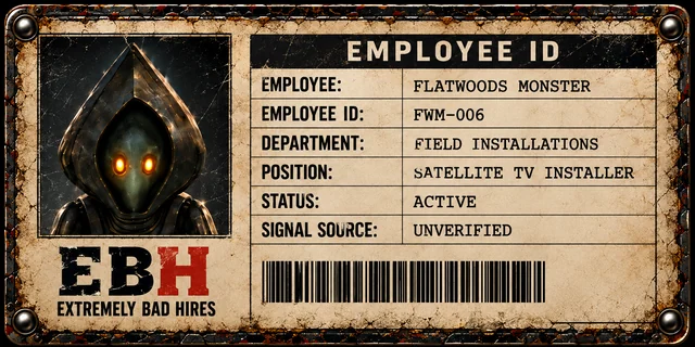 Flatwoods Monster — canonical Employee ID FWM-006