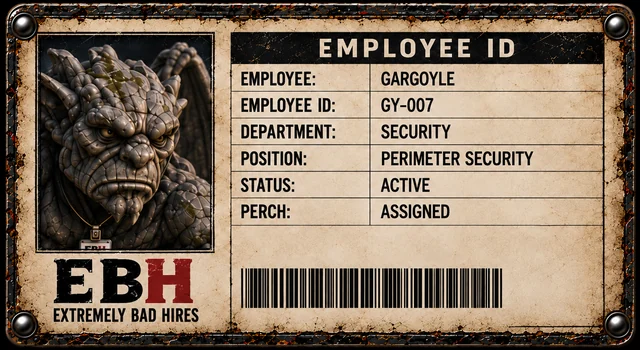 Gargoyle — canonical Employee ID GY-007