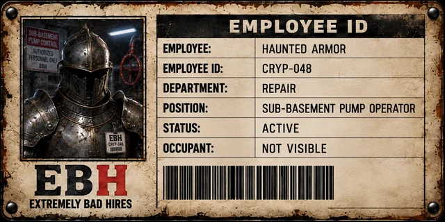 Haunted Armor — canonical archive ID CRYP-048