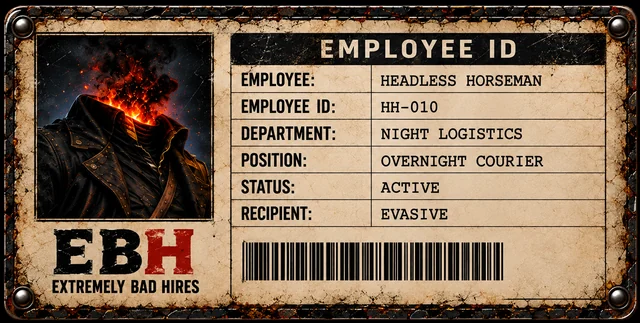 Headless Horseman — canonical Employee ID HH-010