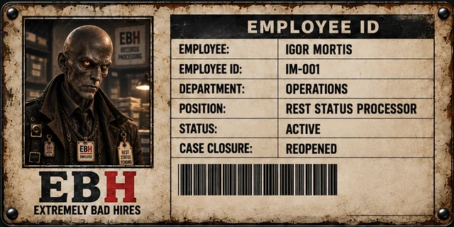 Igor Mortis — canonical archive ID IM-001