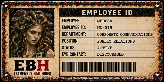 Medusa — canonical Employee ID MD-015
