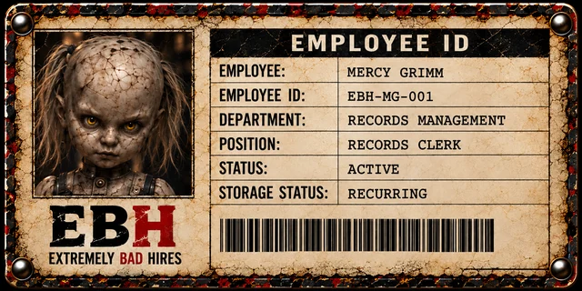 Mercy Grimm — canonical Employee ID EBH-MG-001