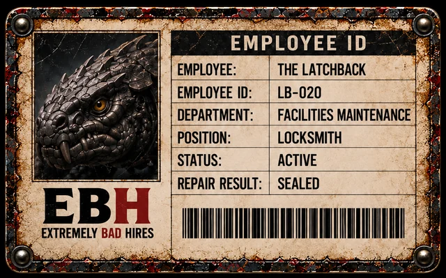 The Latchback — canonical Employee ID LB-020