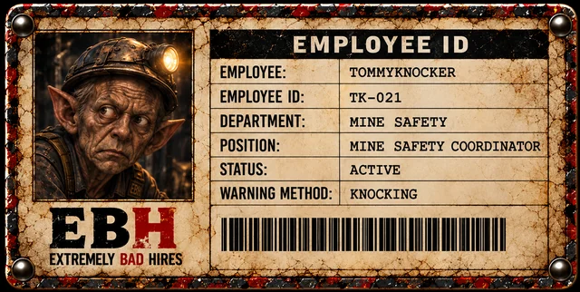 Tommyknocker — canonical Employee ID TK-021