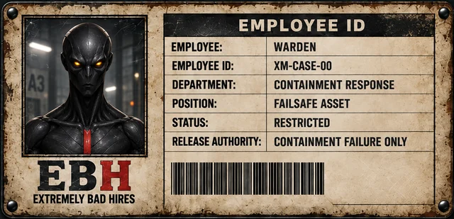 Warden — canonical archive ID XM-CASE-00