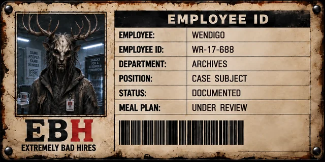 Wendigo — canonical archive ID WR-17-688